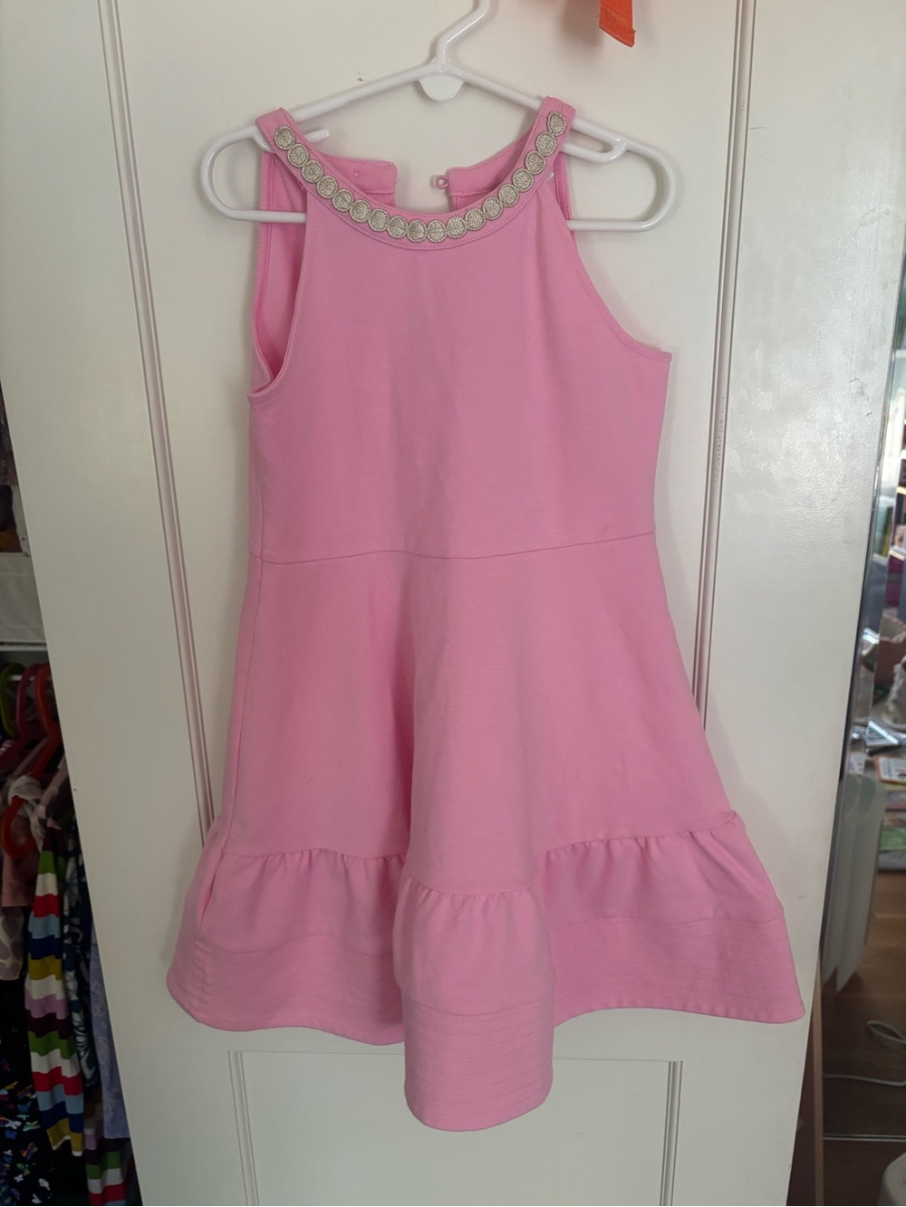 Janie and Jack Girls' Pink Sleeveless Dress